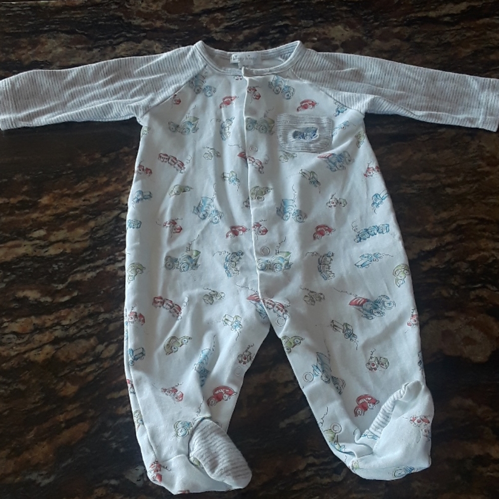 Baby boys footed pajamas